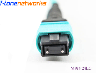 MPO to 12LC, OM3, Fiber Patch Cord